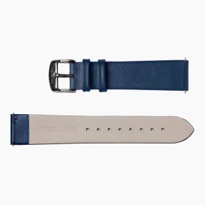 Midnight blue leather strap | For 40mm watch