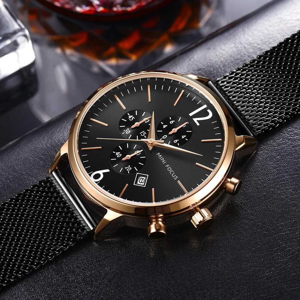 MINI FOCUS Men Watch Top Brand Luxury Men&#39;s Military Sports Quartz Watches Mens Casual Waterproof Wristwatch Erkek Kol Saati