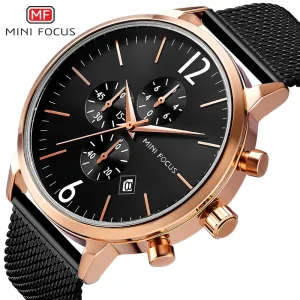 MINI FOCUS Men Watch Top Brand Luxury Men&#39;s Military Sports Quartz Watches Mens Casual Waterproof Wristwatch Erkek Kol Saati