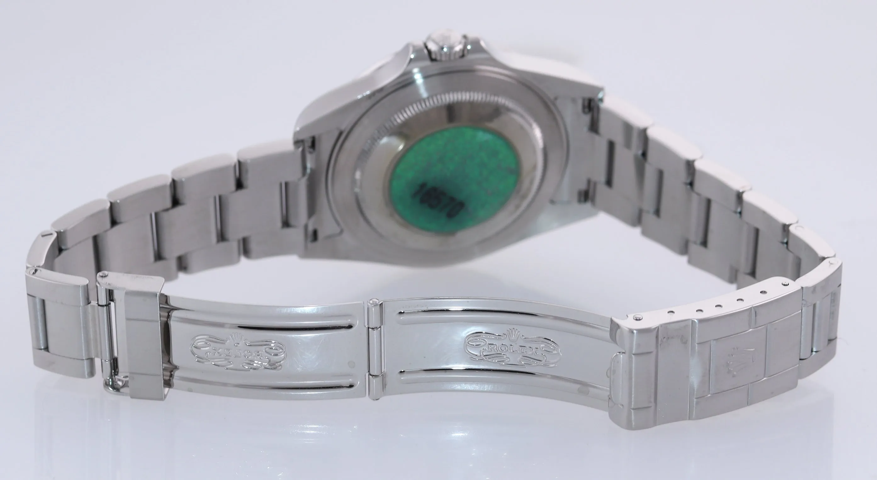 MINT 2005 Rolex White Explorer II 16570 Stainless Steel Date 40mm Watch Box