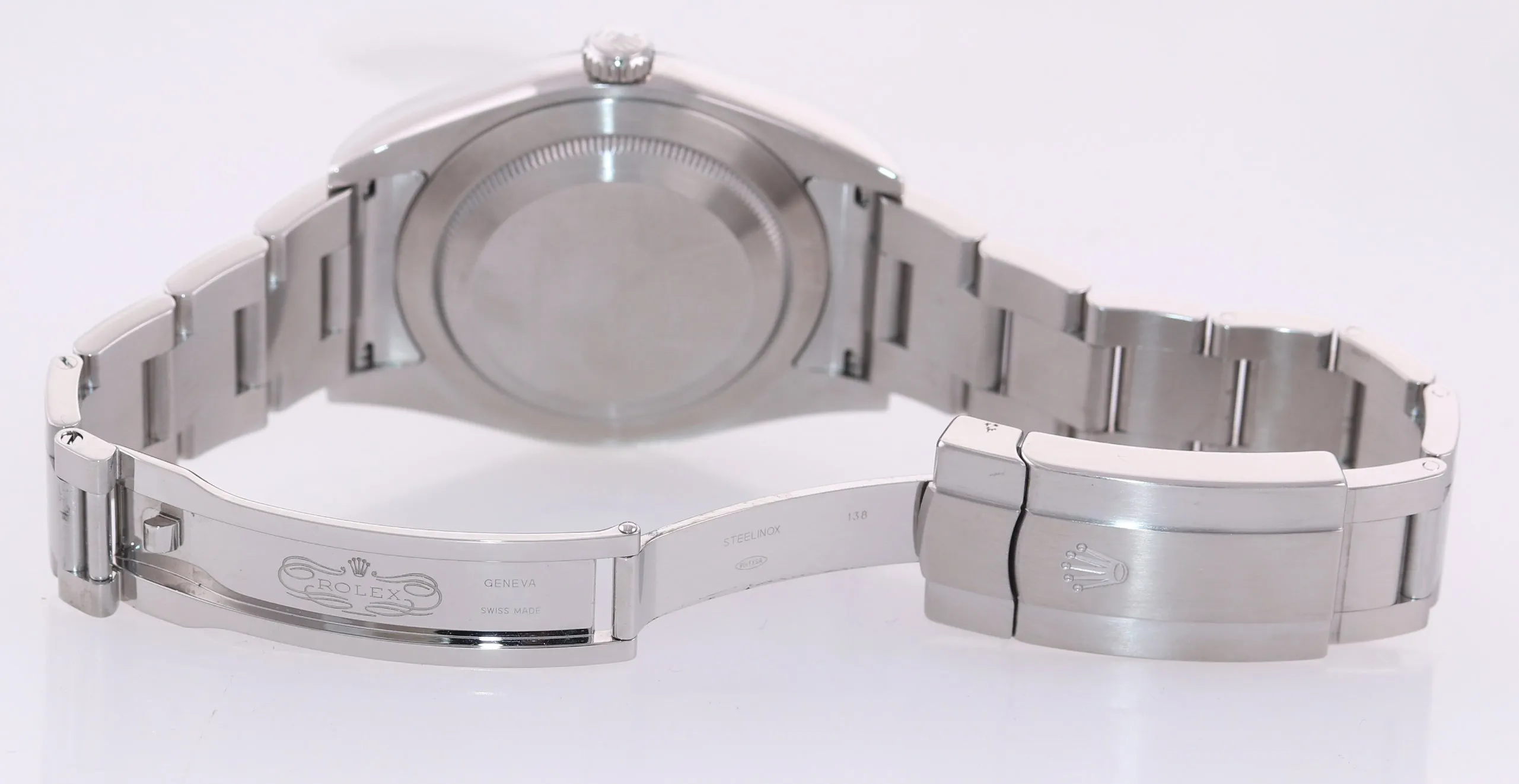 MINT 2016 PAPERS Rolex Oyster Perpetual Steel 39mm Blue Dial 114300 Watch Box