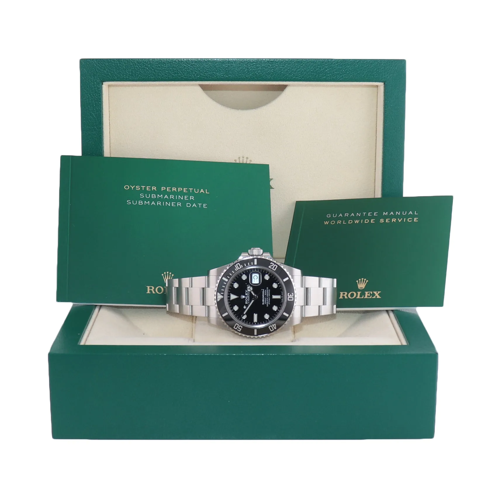 MINT 2021 Rolex Submariner 41mm Black Ceramic 126610LN Watch Box