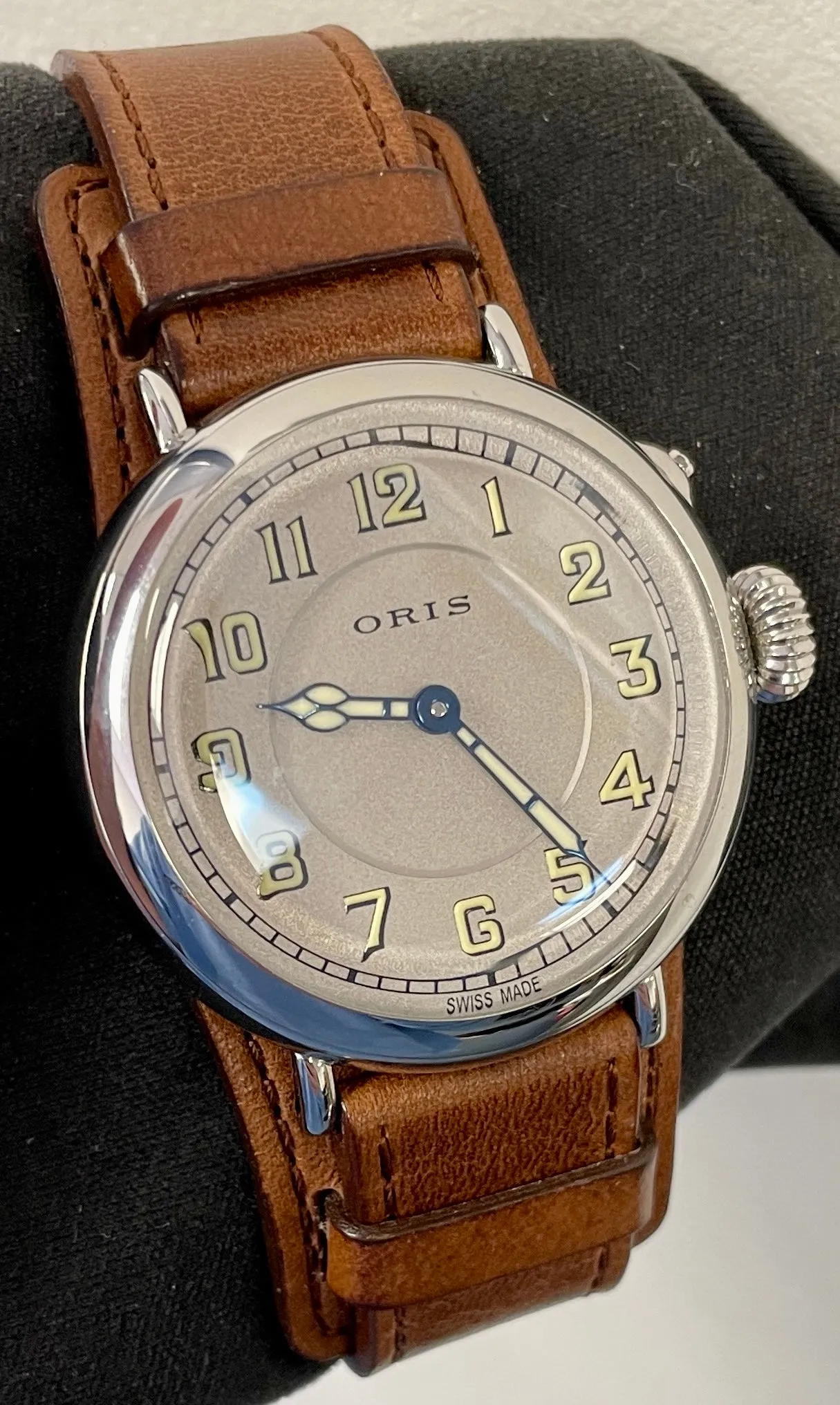MINT Oris Big Crown 1917 Silver Stainless 40mm Watch 01 732 7736 4081-Set LS B P