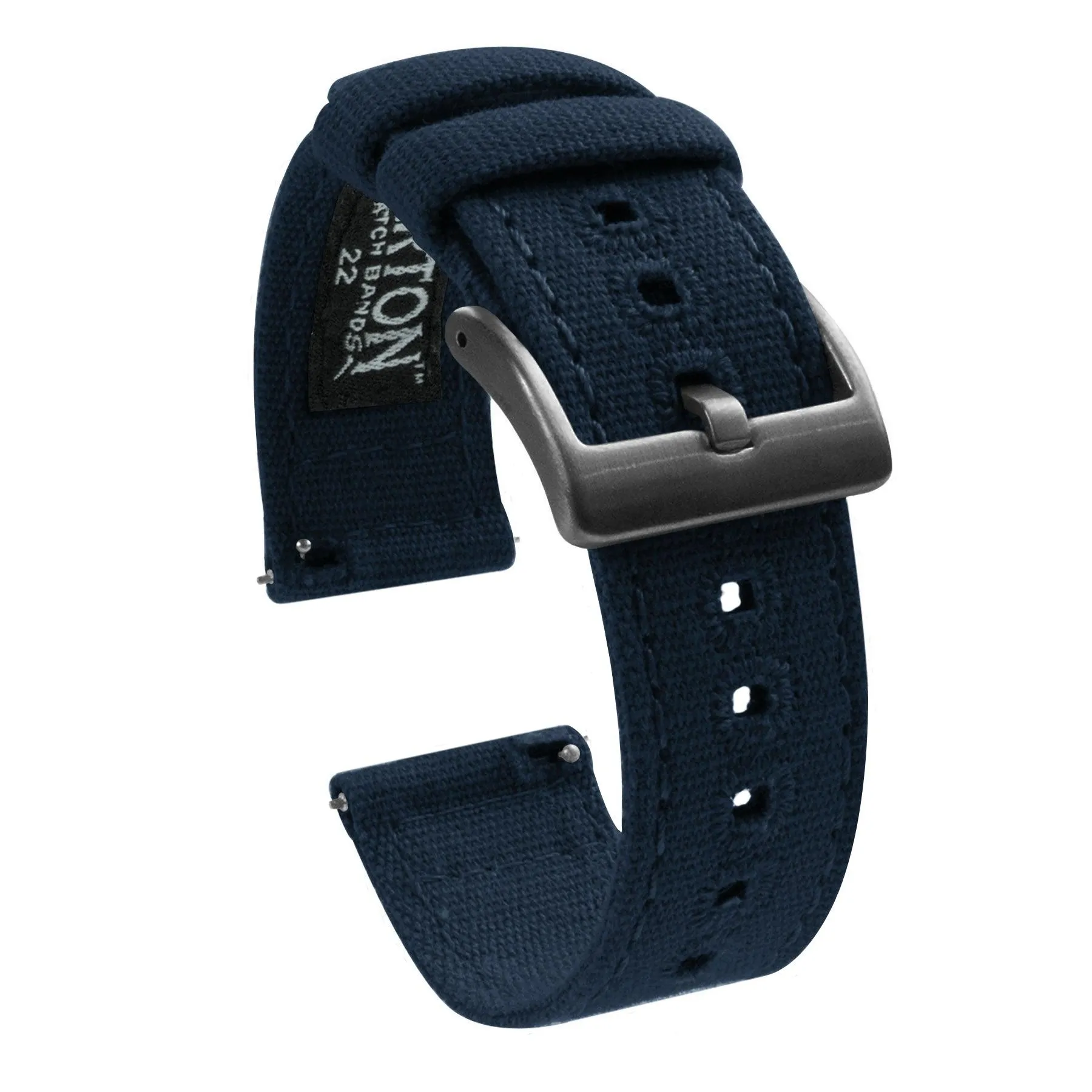 Navy Blue | Crafted Canvas by Barton Watch Bands