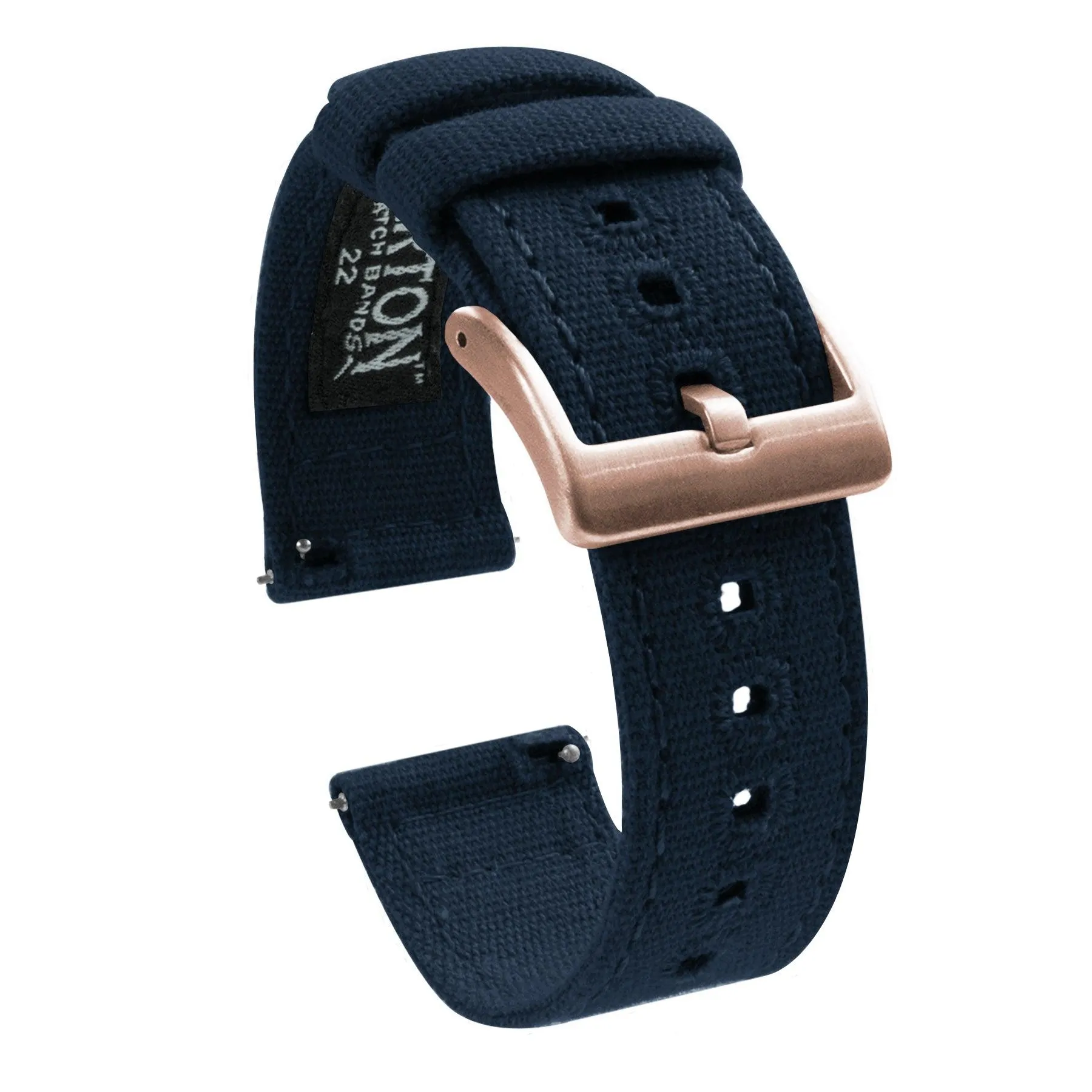 Navy Blue | Crafted Canvas by Barton Watch Bands