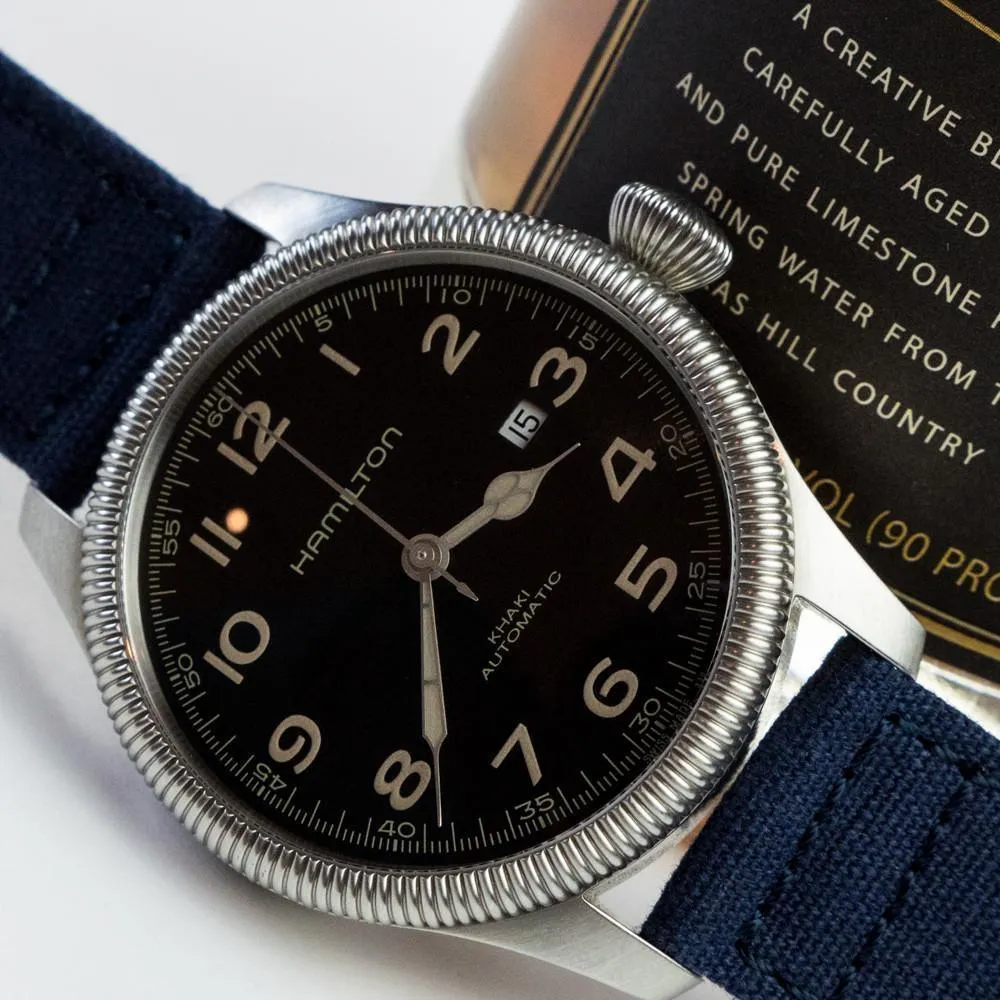 Navy Blue | Crafted Canvas by Barton Watch Bands