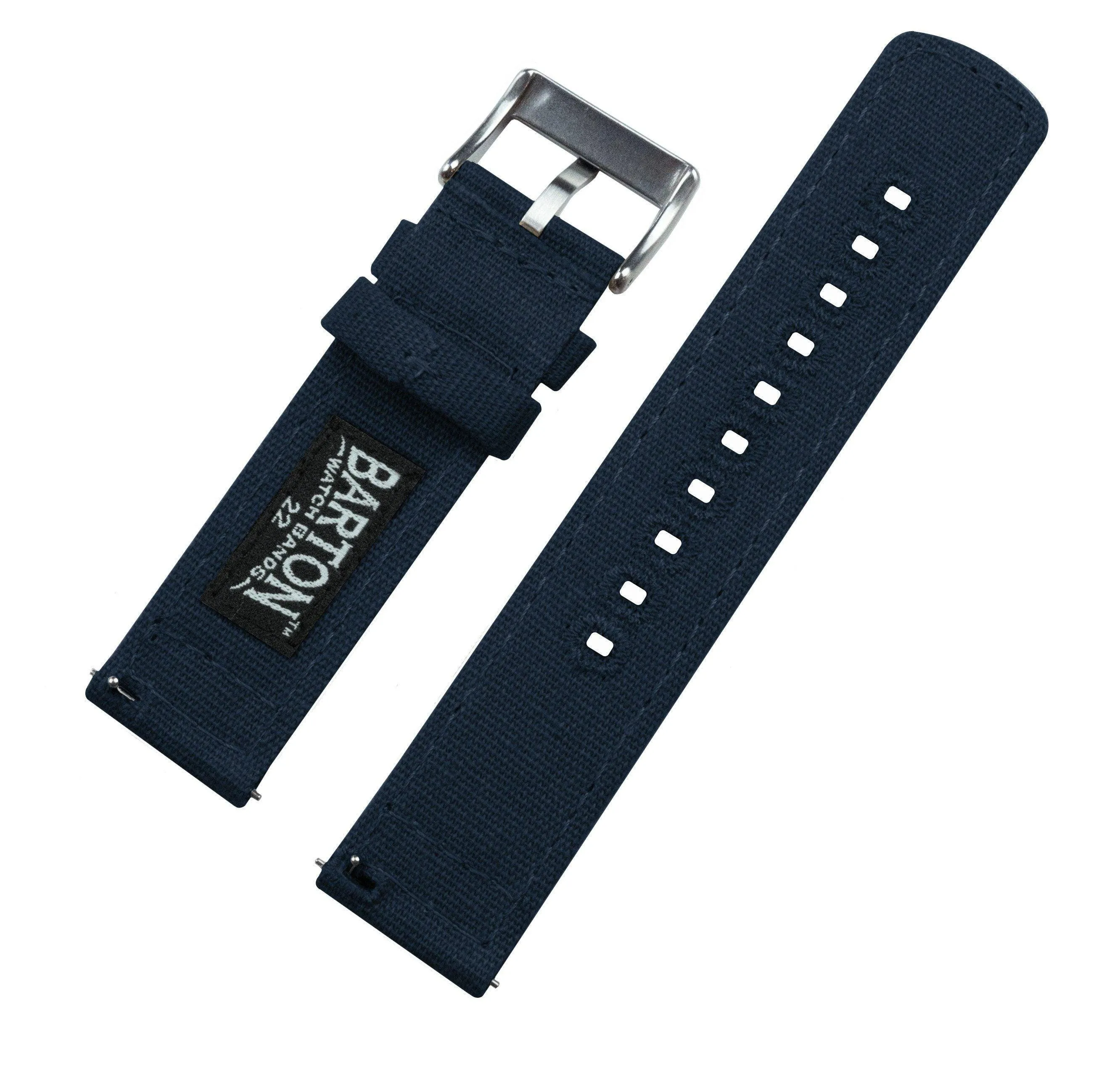 Navy Blue | Crafted Canvas by Barton Watch Bands