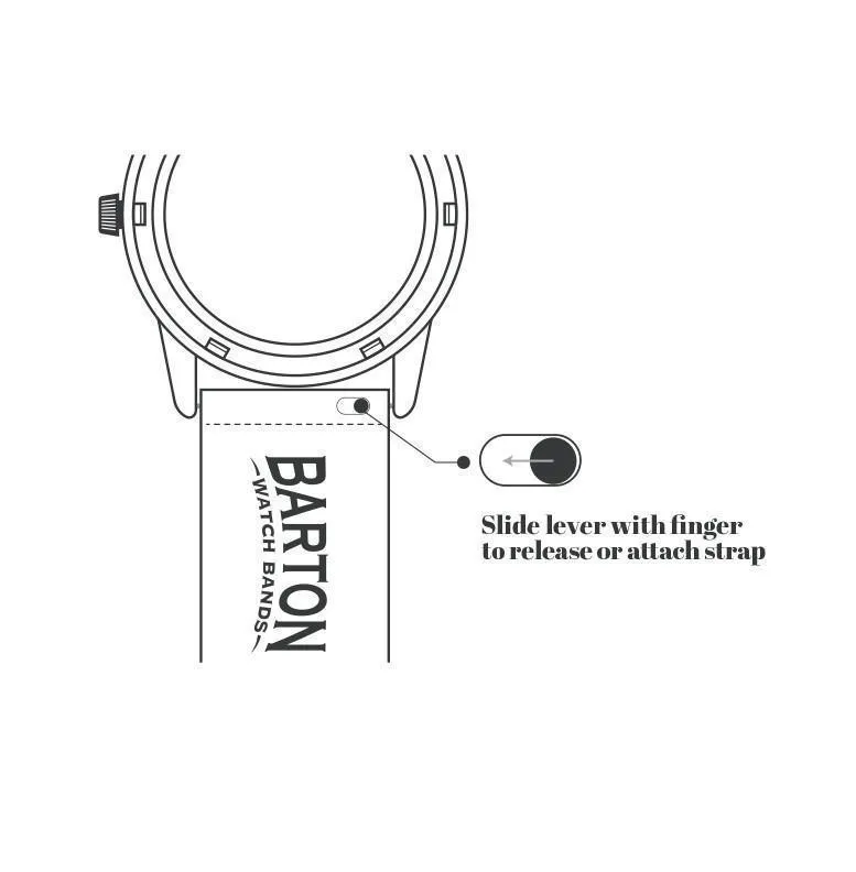 Navy Blue | Crafted Canvas by Barton Watch Bands