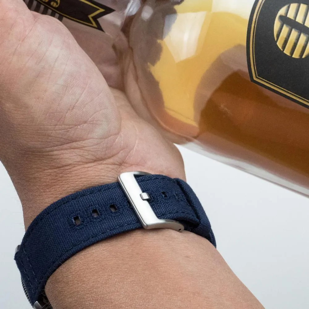 Navy Blue | Crafted Canvas by Barton Watch Bands