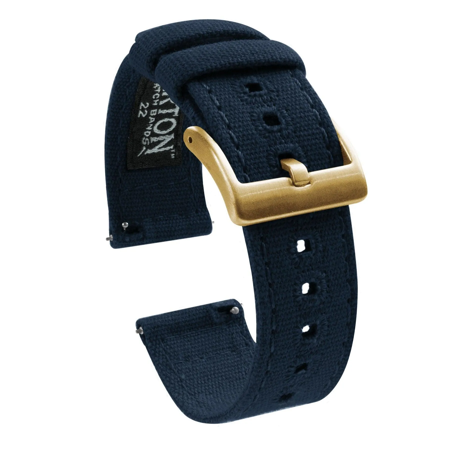 Navy Blue | Crafted Canvas by Barton Watch Bands