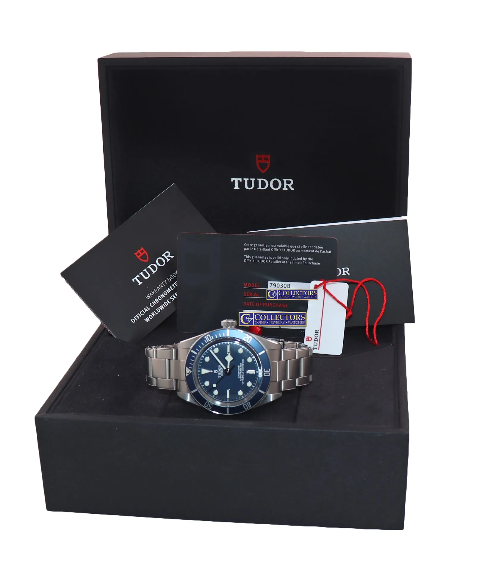 NEW 2020 PAPERS Tudor Black Bay Fifty Eight 58 BLUE Steel 79030B Watch Box