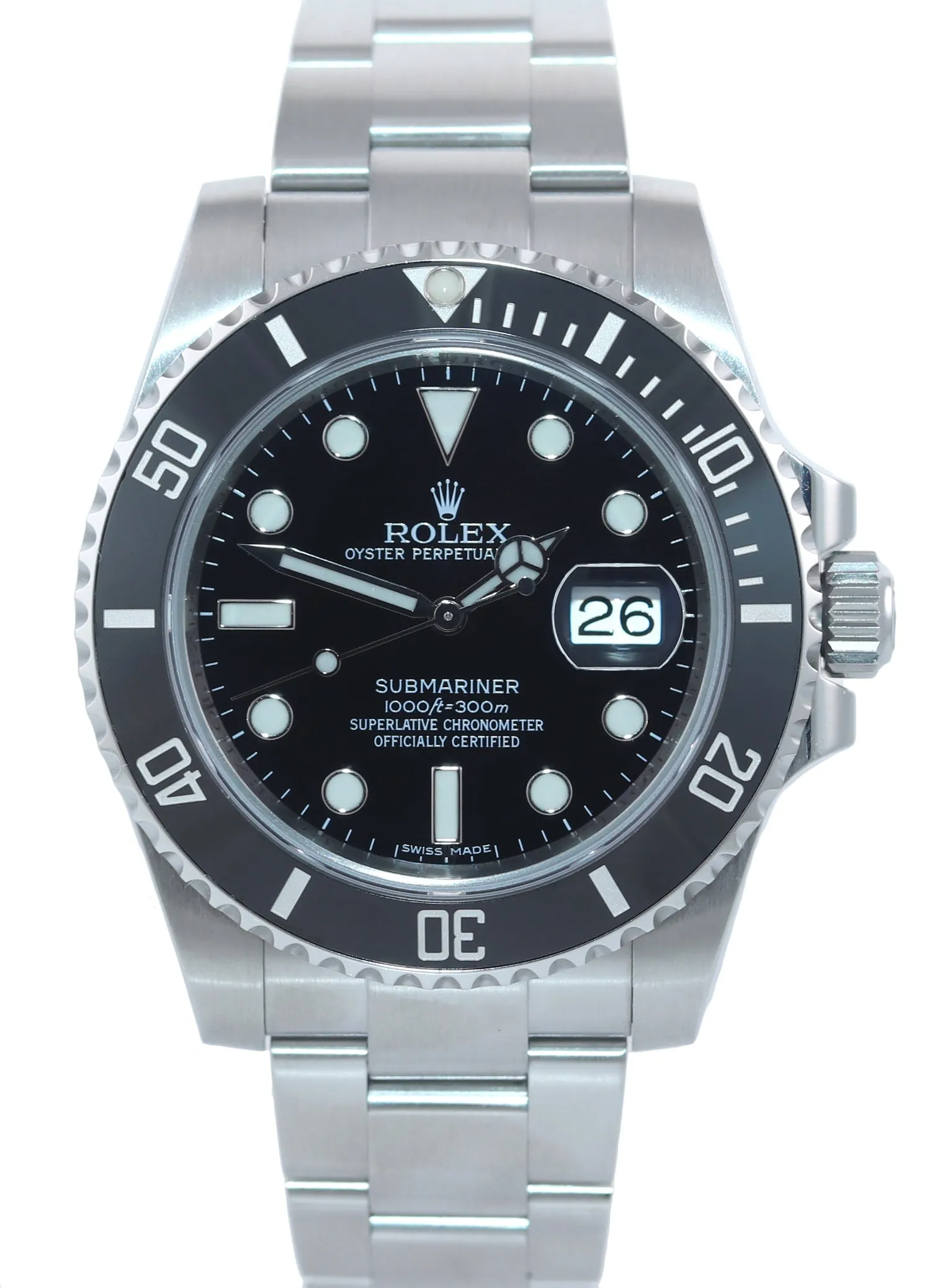 NEW 2020 Rolex Submariner Date 116610 Steel Black Dial Ceramic Bezel Watch Box