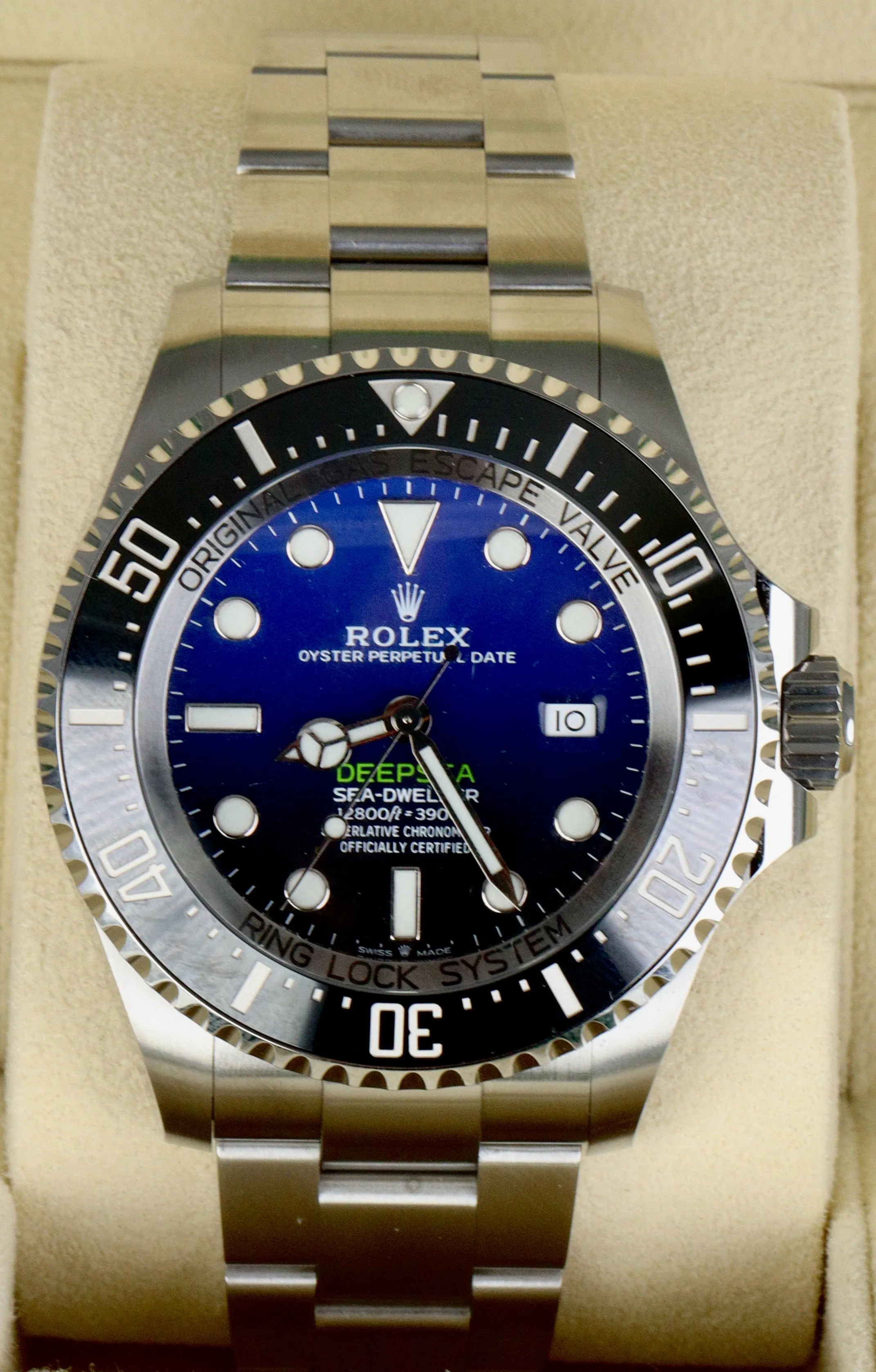 NEW FEB 2021 Rolex Sea-Dweller Deepsea James Cameron Blue Black Stainless Steel