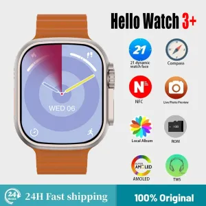 NEW Hello Watch 3 PLUS GEN2 (H15 Ultra ) Smart Watch, Support Local Music TWS Connection, ChatGPT, AMOLED AOD