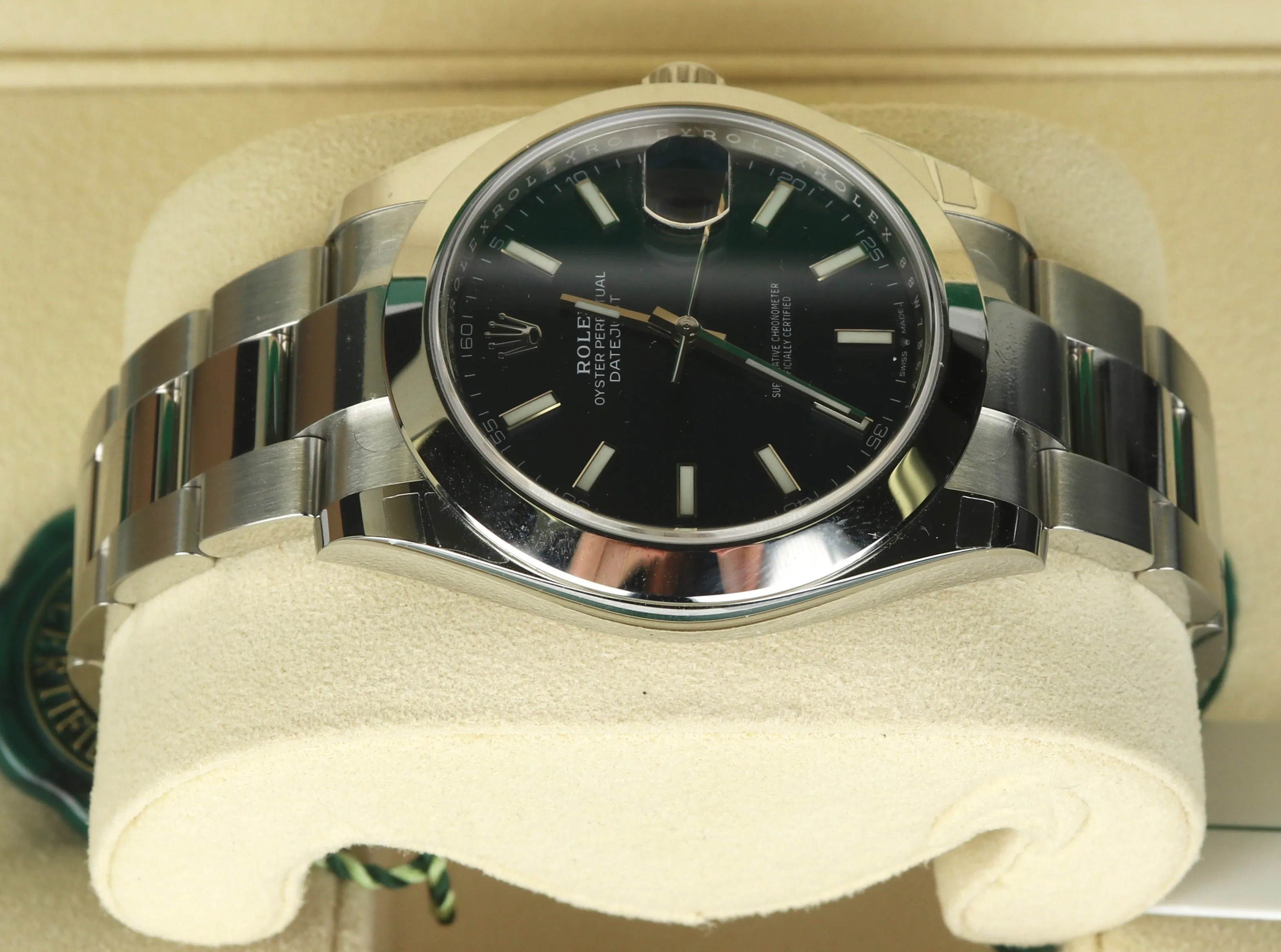 NEW OCT 2020 Rolex DateJust 41 Blue Stick 126300 41mm Smooth Stainless Oyster
