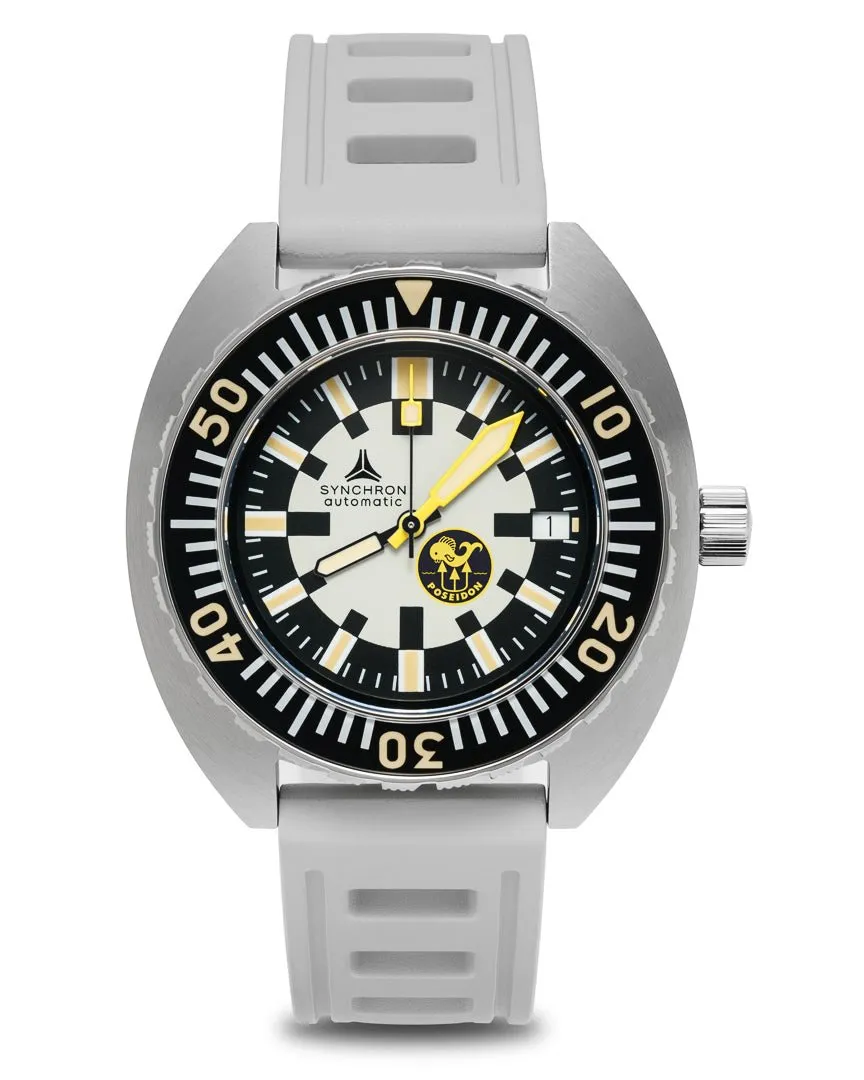 New SYNCHRON POSEIDON Diving Watch ISOfrane Rubber Limited Edition 490/1000