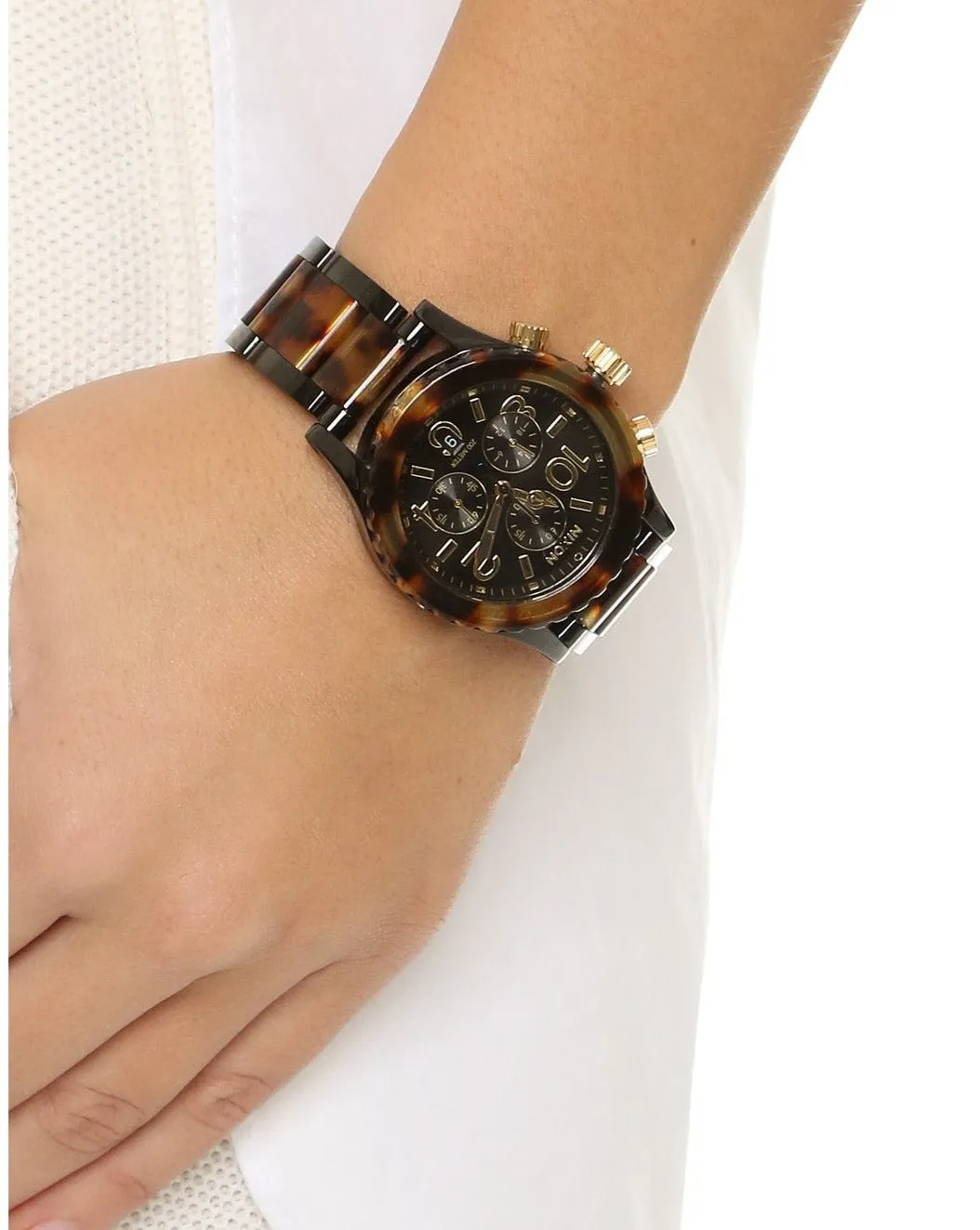 Nixon 42-20 Chronograph Tortoise Shell Acrylic Men's Watch Men's Watch A037-679