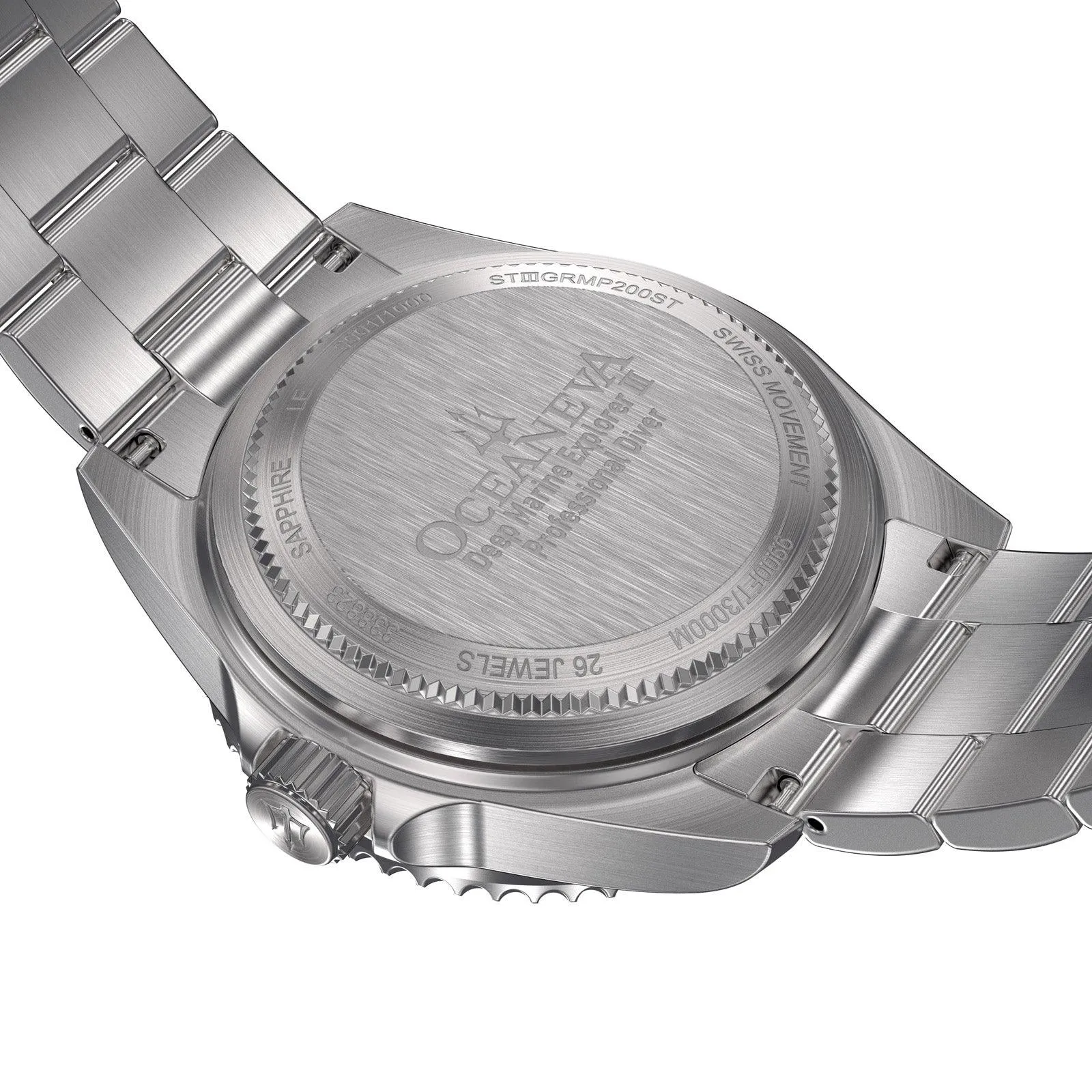 Oceaneva Deep Marine Explorer III Automatic 3000M Pro Diver Green Mother Of Pearl Limited Edition