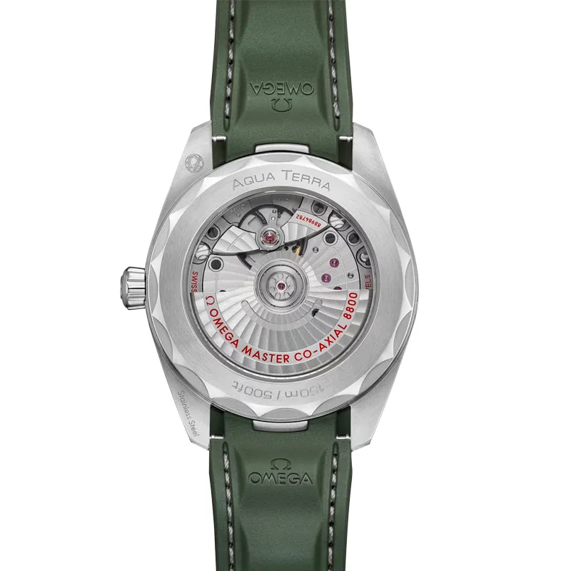 Omega Seamaster Aqua Terra 150M Steel on Rubber 38mm Green - 220.12.38.20.10.001