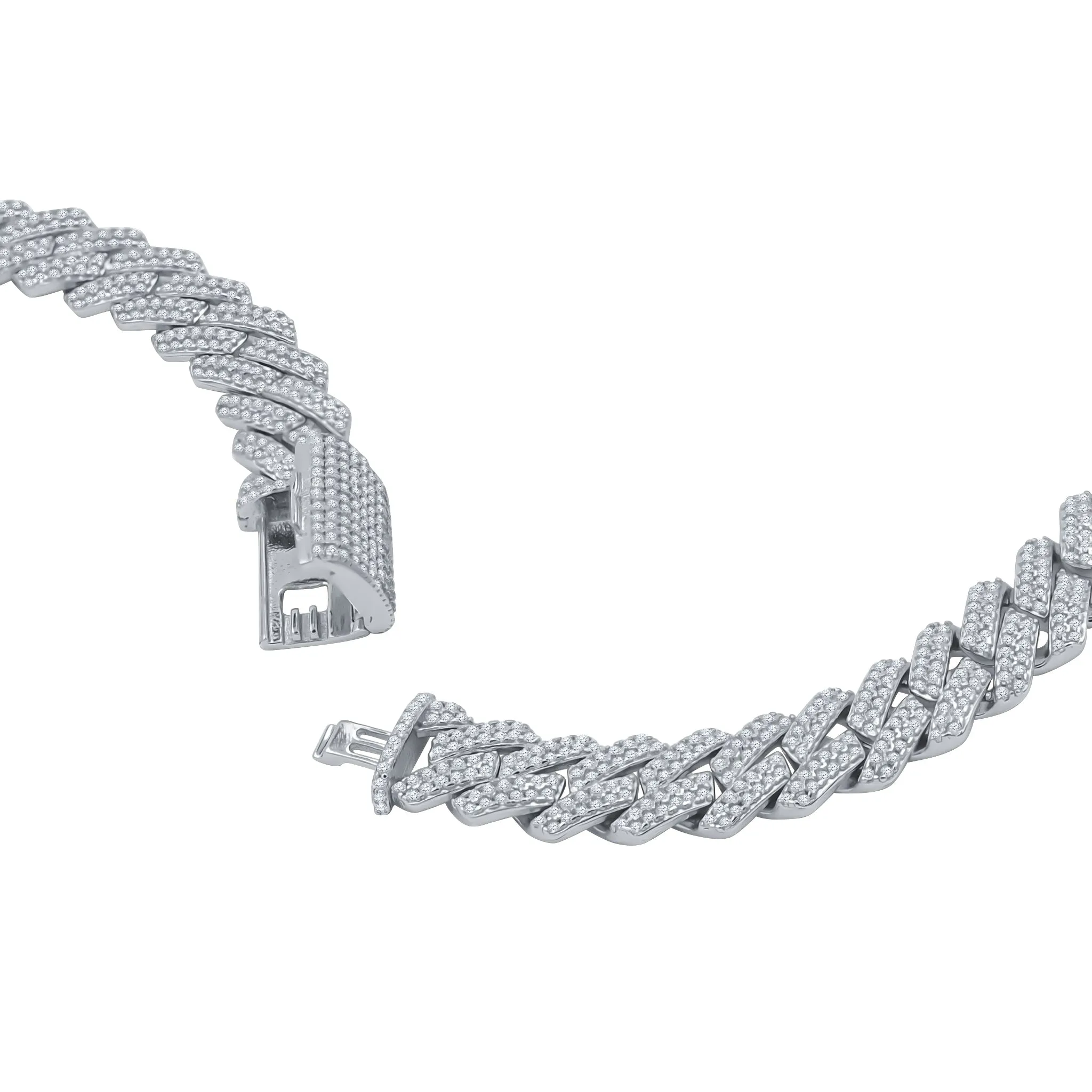 OPULENT 8 MM 925 MOISSANITE CUBAN CHAIN  | 992451