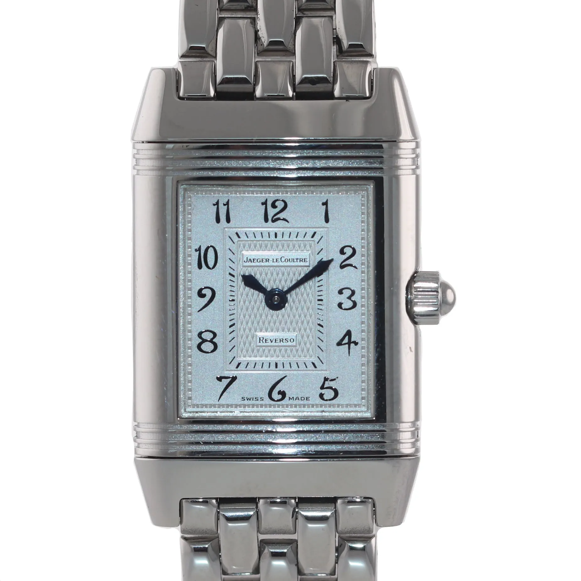 PAPERS Ladies Jaeger-LeCoultre JLC Reverso Duetto Diamond Steel 266.8.44 Watch