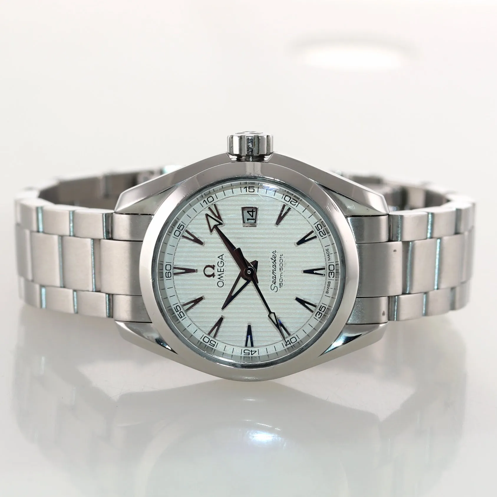 PAPERS Ladies Omega Seamaster Aqua Terra 30mm Steel 231.10.30.60.02.001 Watch