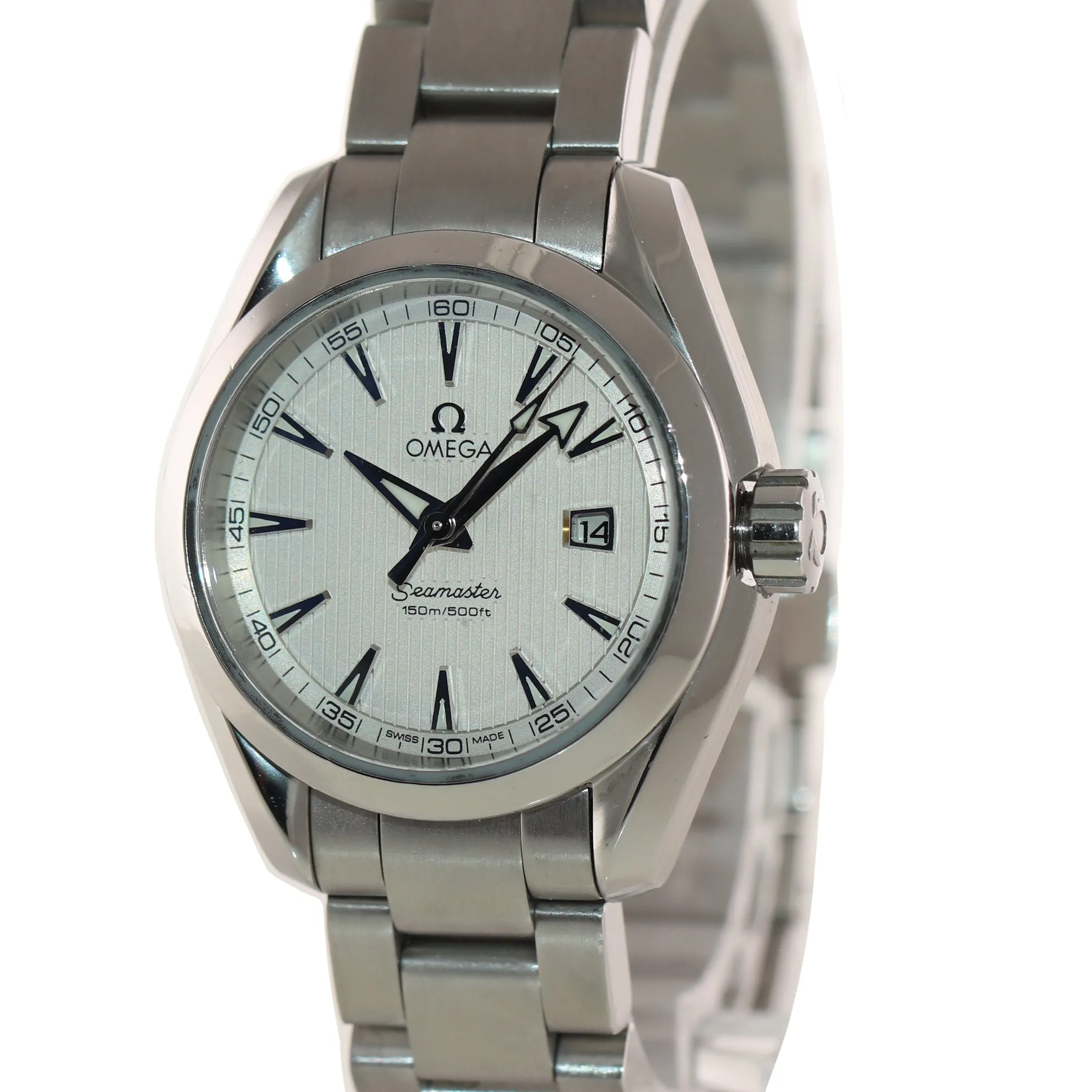 PAPERS Ladies Omega Seamaster Aqua Terra 30mm Steel 231.10.30.60.02.001 Watch