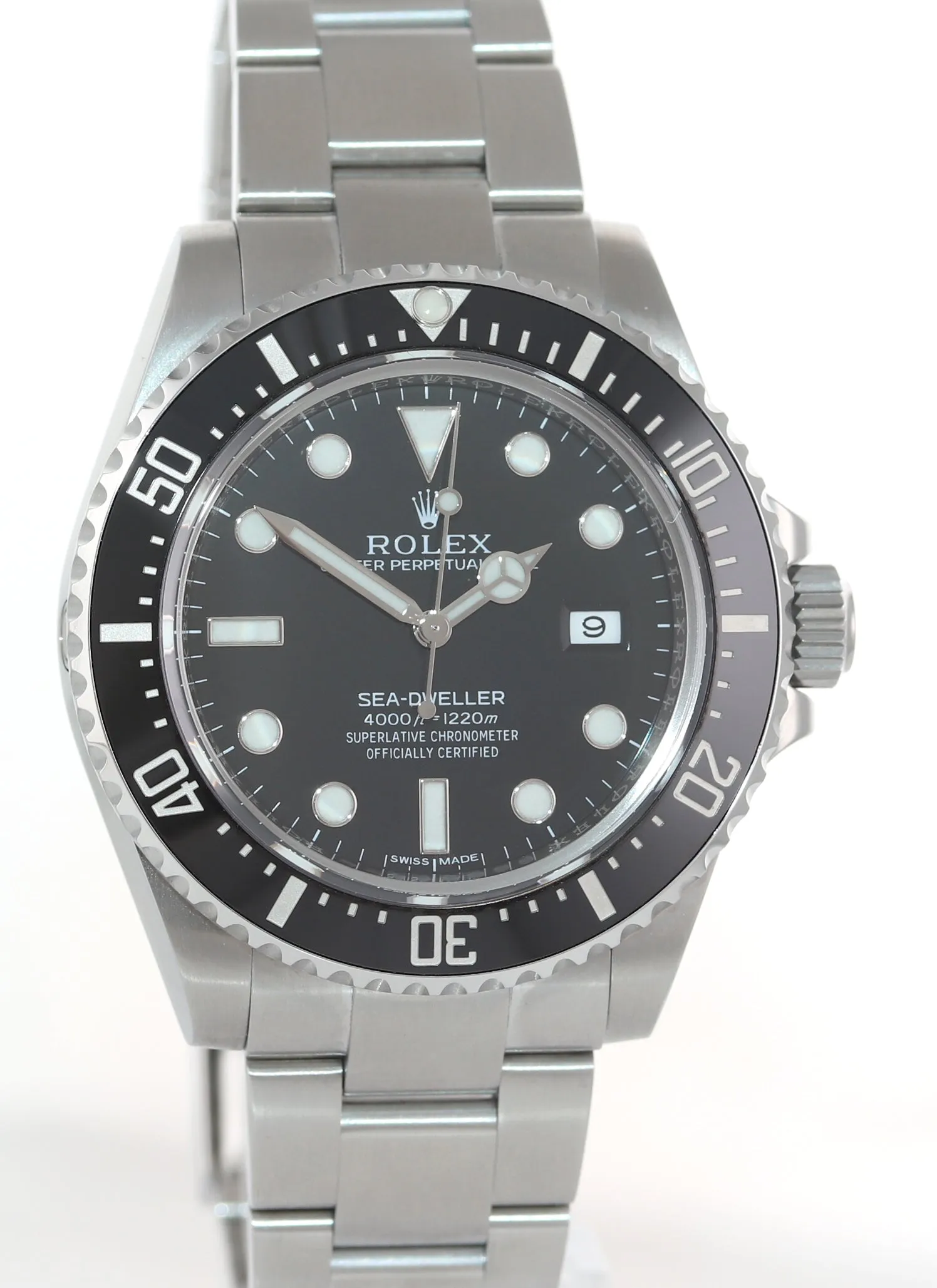 PAPERS Rolex Sea-Dweller 4000 SD4K 116600 Steel Black Ceramic Watch Box