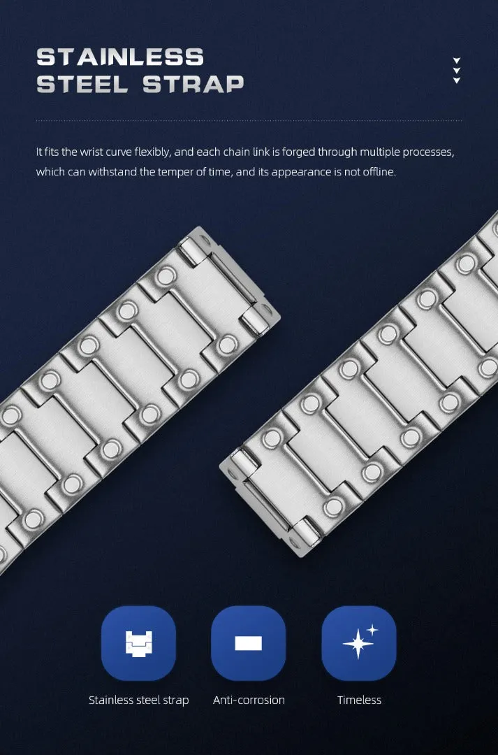 Patronize Stainless Steel Chronograph waterproof