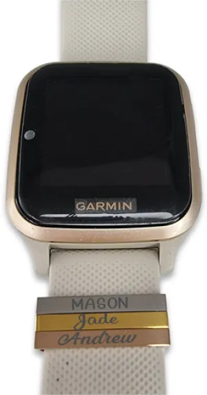 Personalized Stainless Steel Watch/Strap Slider 20mm