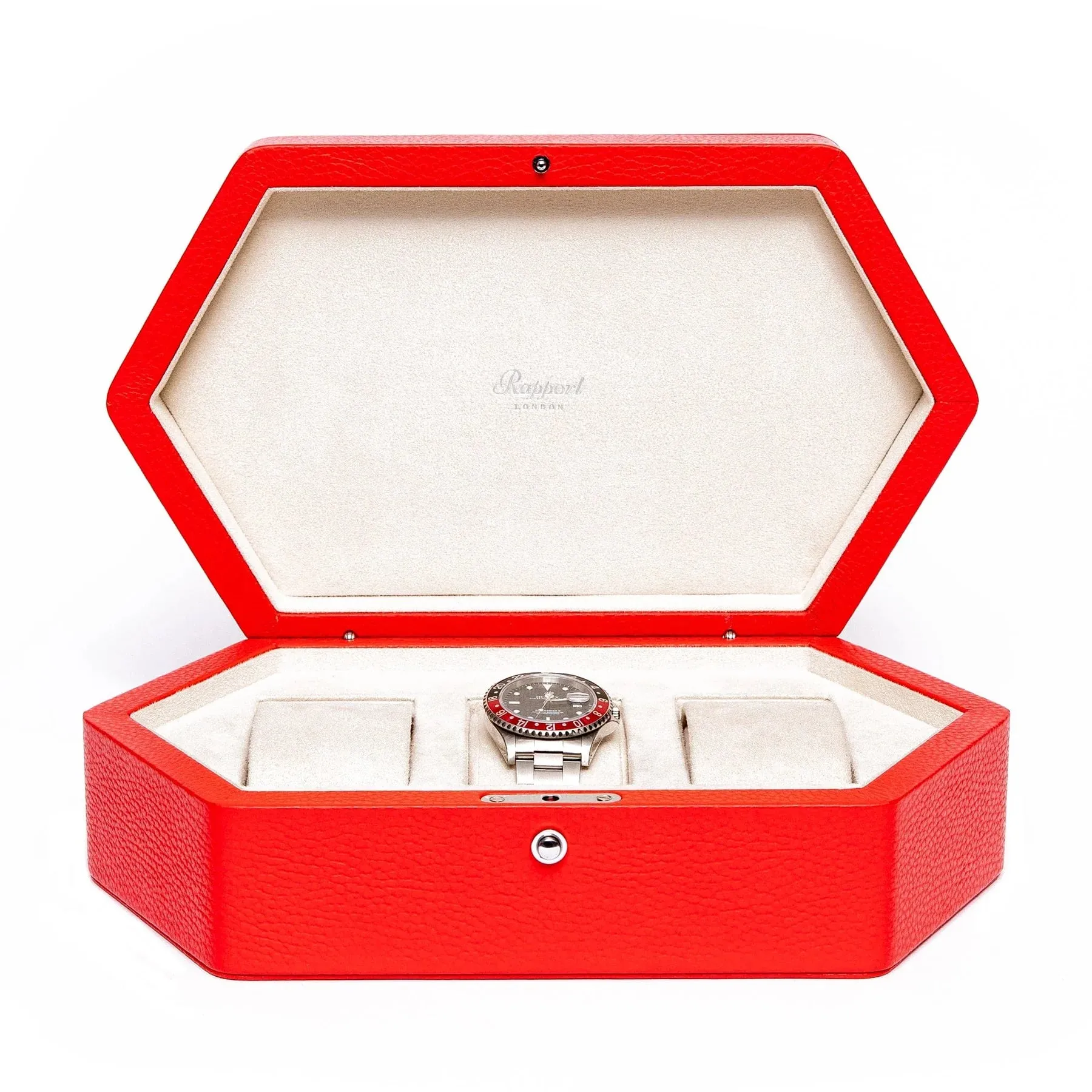 Portobello 3 Watch Box - Red