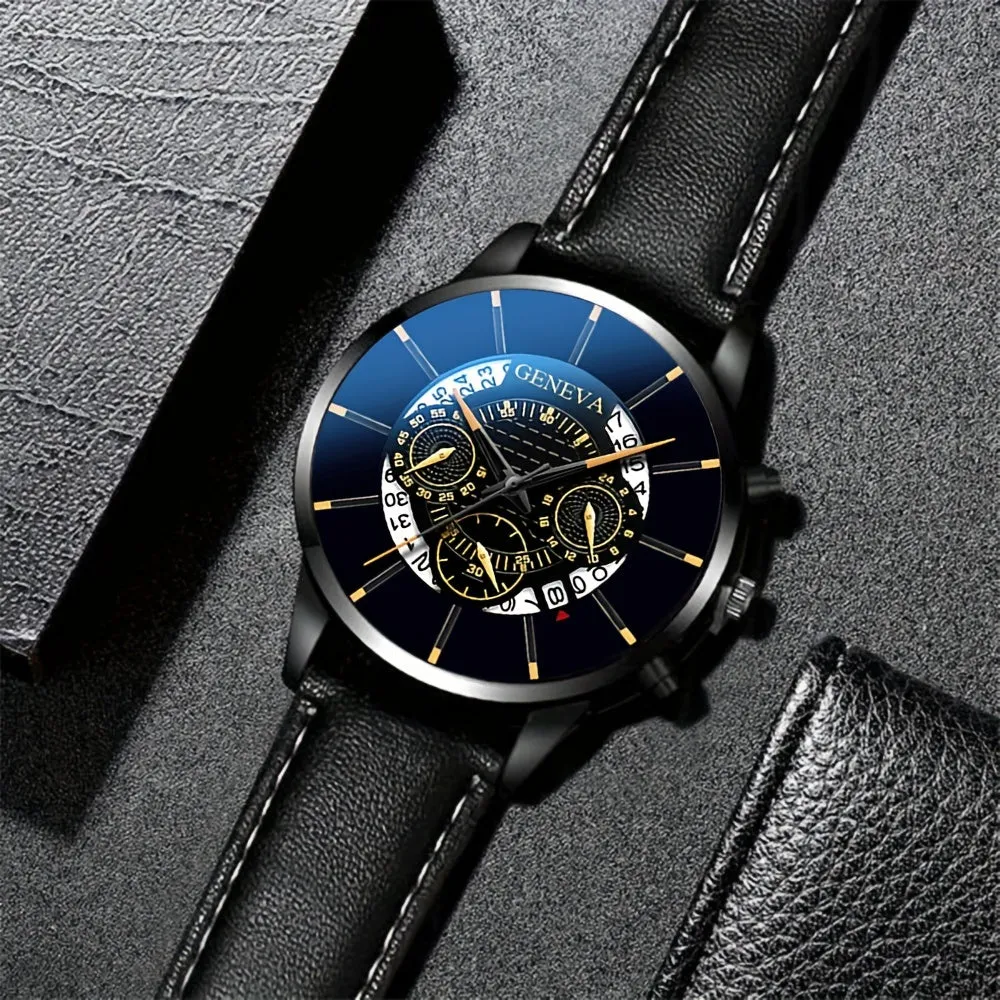 Quartz Watch  Bracelet Combo for Men