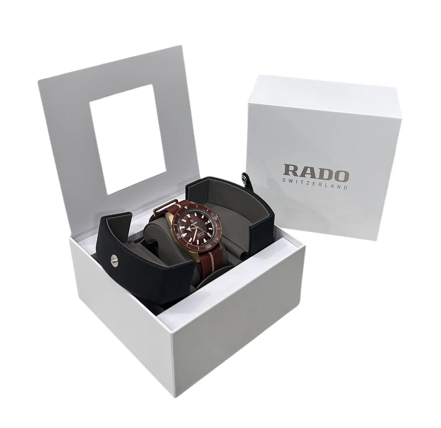 Rado HyperChrome Bronze Red Dial 42mm Automatic Movement Men’s Watch 763.0504.3