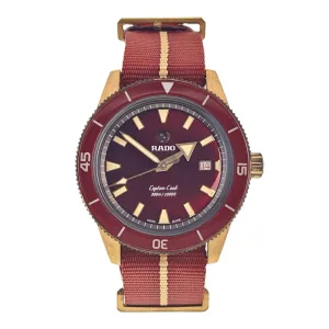 Rado HyperChrome Bronze Red Dial 42mm Automatic Movement Men’s Watch 763.0504.3