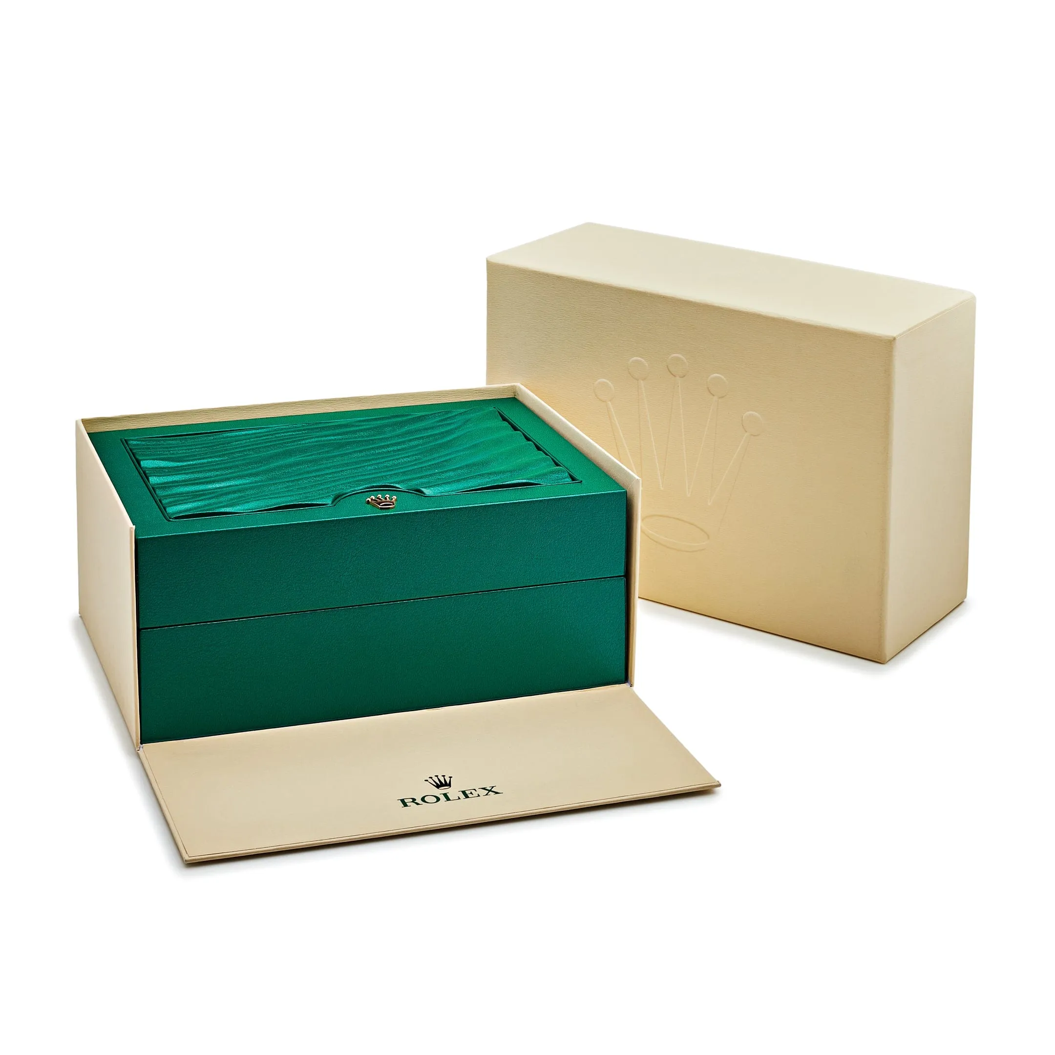 Rolex Day-Date 128348RBR Yellow Gold Diamond Bezel Turquoise Diamond Dial