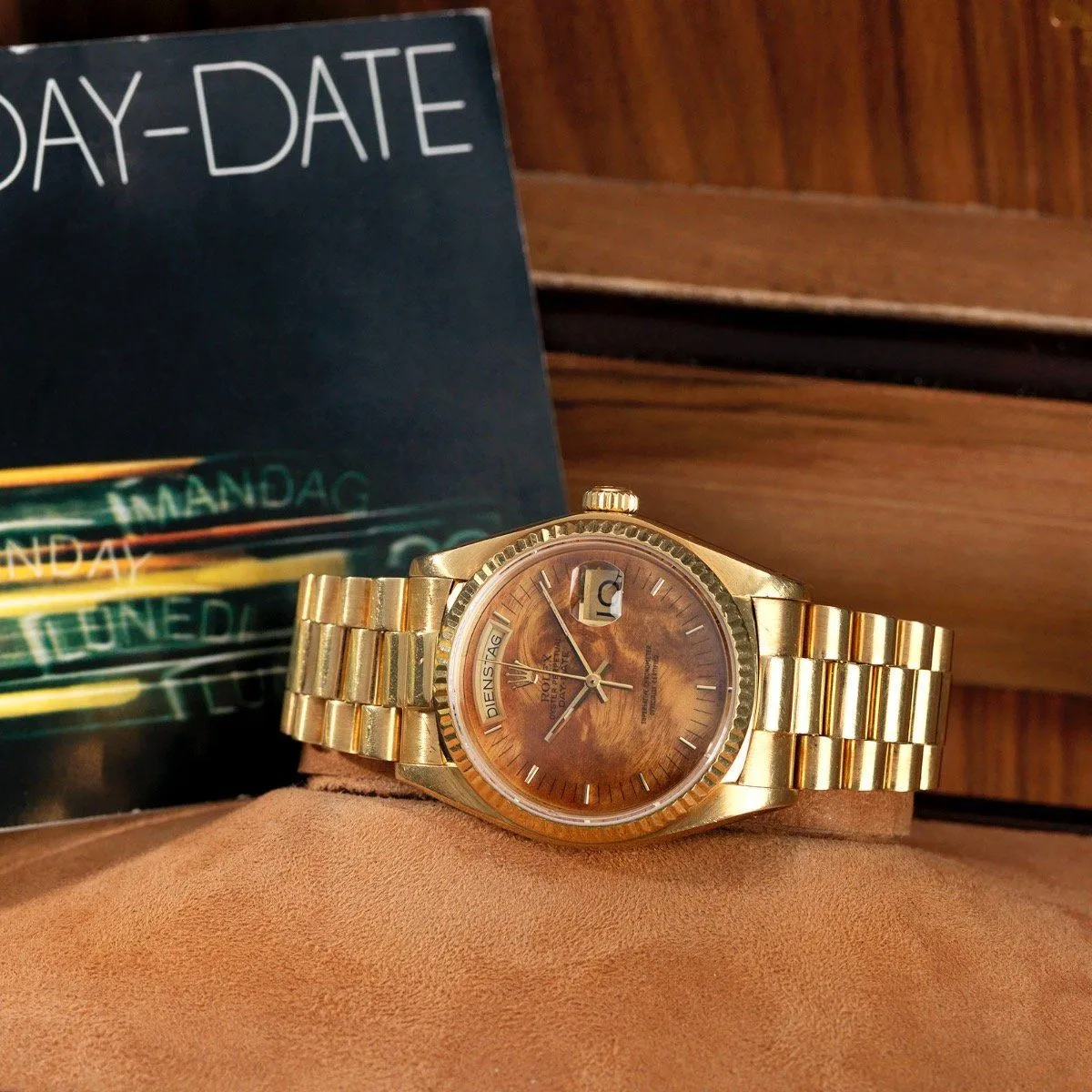 Rolex Day-Date Wood Dial 18038