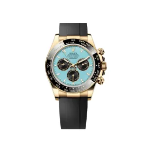 Rolex Daytona 126518LN Yellow Gold Turquoise Dial Oysterflex (2025)