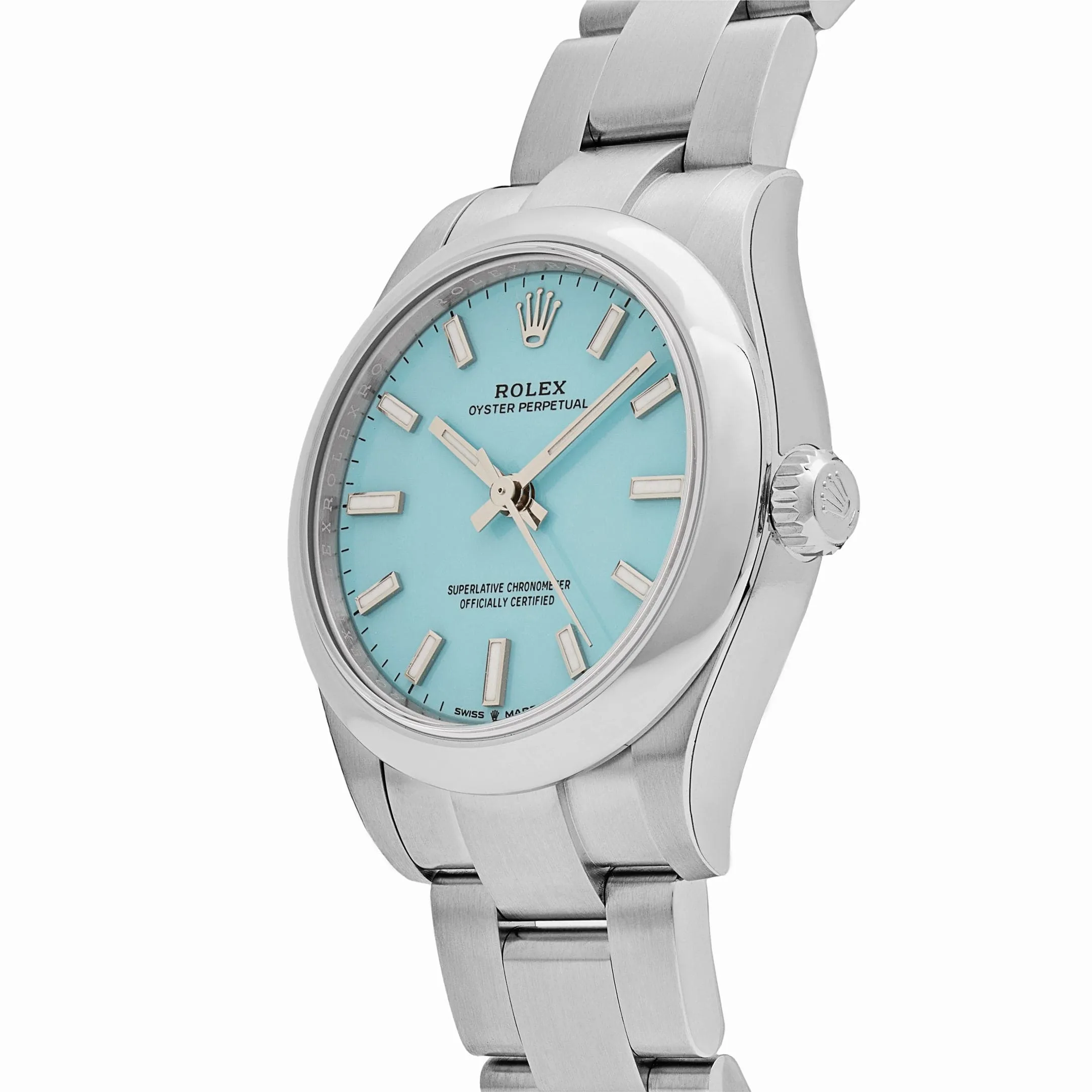 Rolex Oyster Perpetual 277200 'Ladies' Stainless Steel Turquoise Dial (2024)