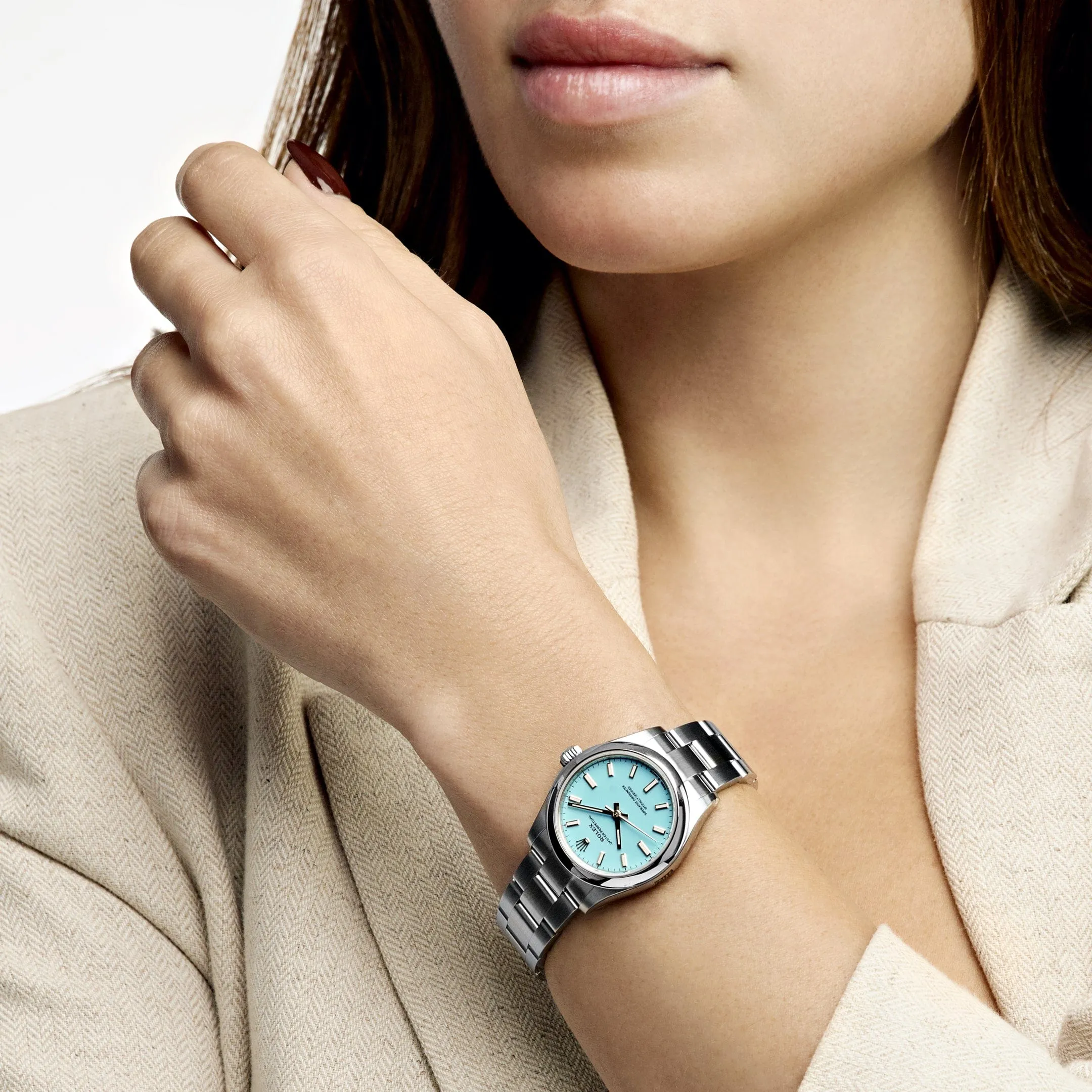 Rolex Oyster Perpetual 277200 'Ladies' Stainless Steel Turquoise Dial (2024)