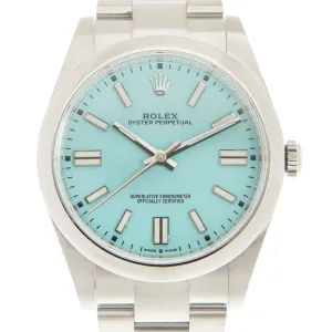 Rolex Oyster Perpetual 41 Automatic Turquoise Blue Dial Men's Watch 124300TQBLSO