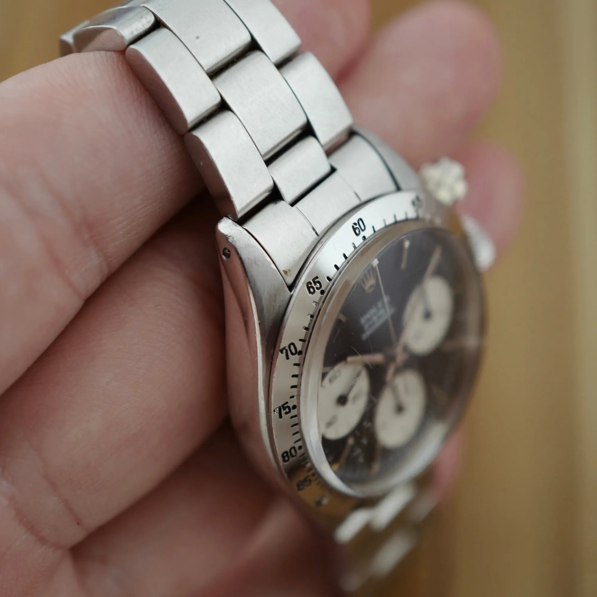 Rolex Steel Daytona Ref. 6265 with Black Sigma Dial (New Arrival)