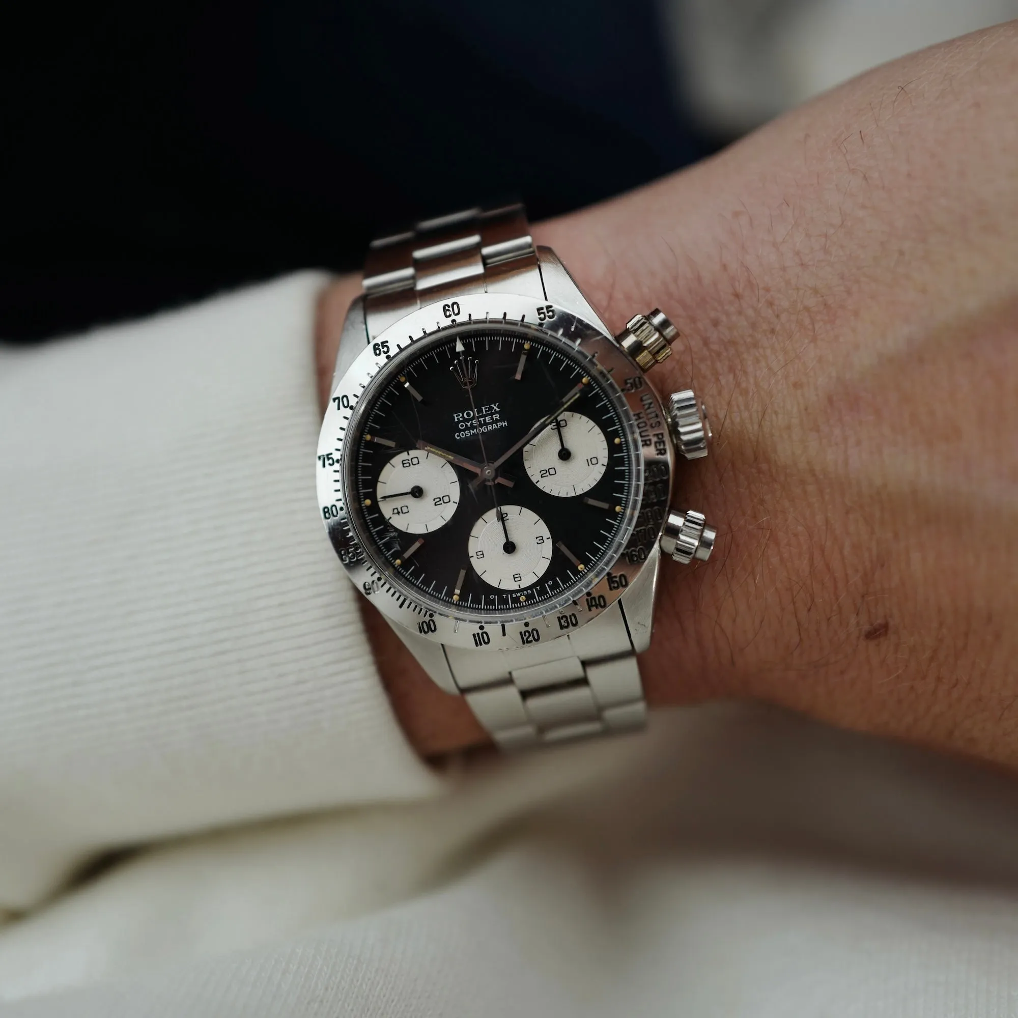 Rolex Steel Daytona Ref. 6265 with Black Sigma Dial (New Arrival)