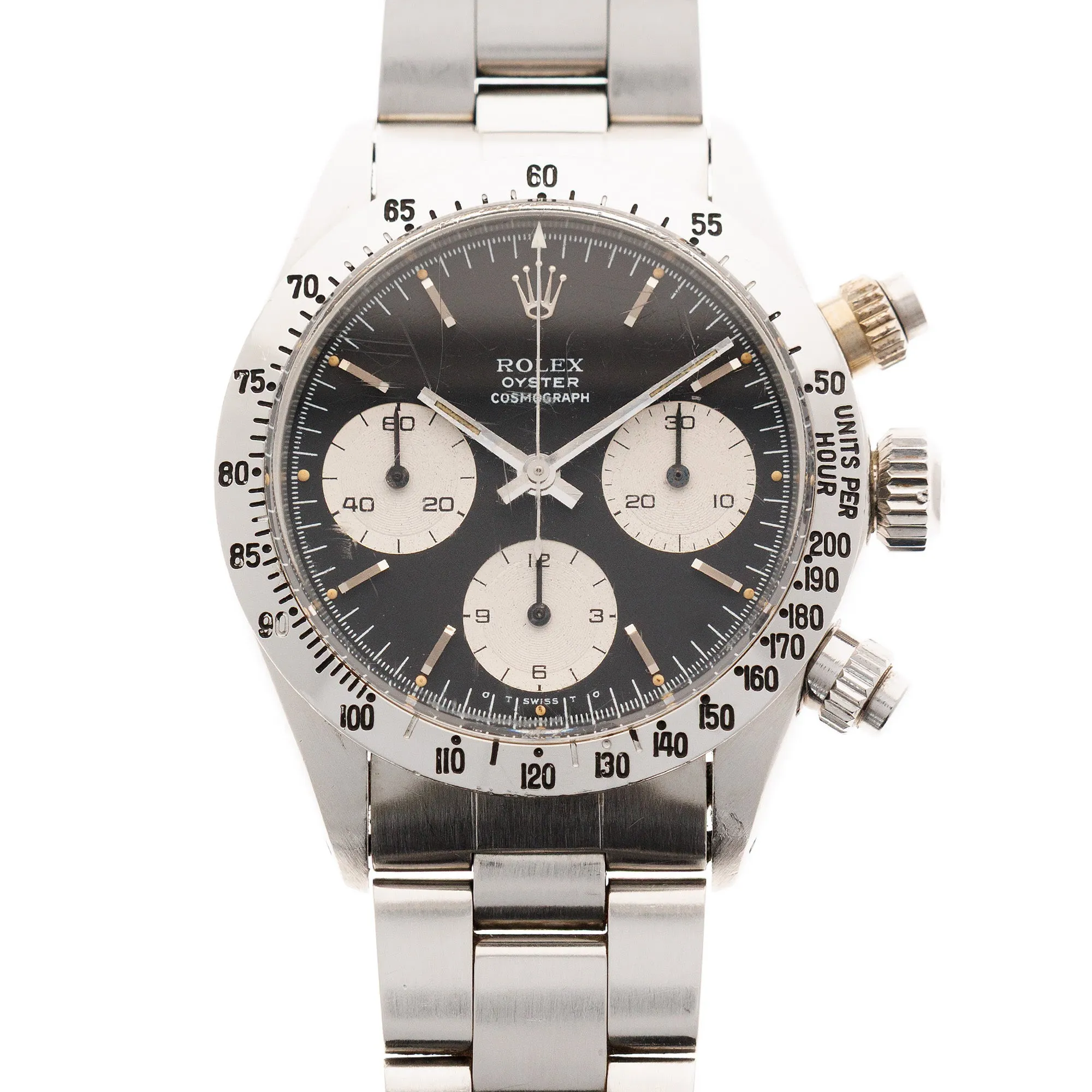 Rolex Steel Daytona Ref. 6265 with Black Sigma Dial (New Arrival)