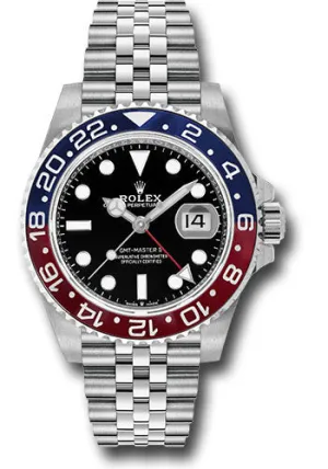 Rolex Steel GMT-Master II 40mm "Pepsi" 126710BLRO