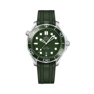 Seamaster Co-Axial Master Chronometer Green Strap and Dial Watch, 42mm