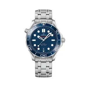 Seamaster Diver 300M Co-Axial Master Chronometer Blue Dial Watch, 42mm