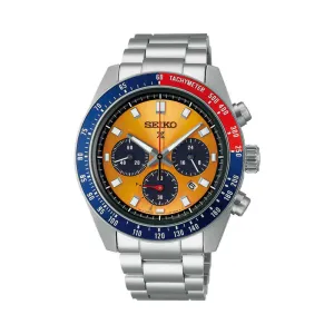 Seiko Prospex Speedtimer Men Solar Diver Watch SSC947P w. Silver Stainless Steel Strap