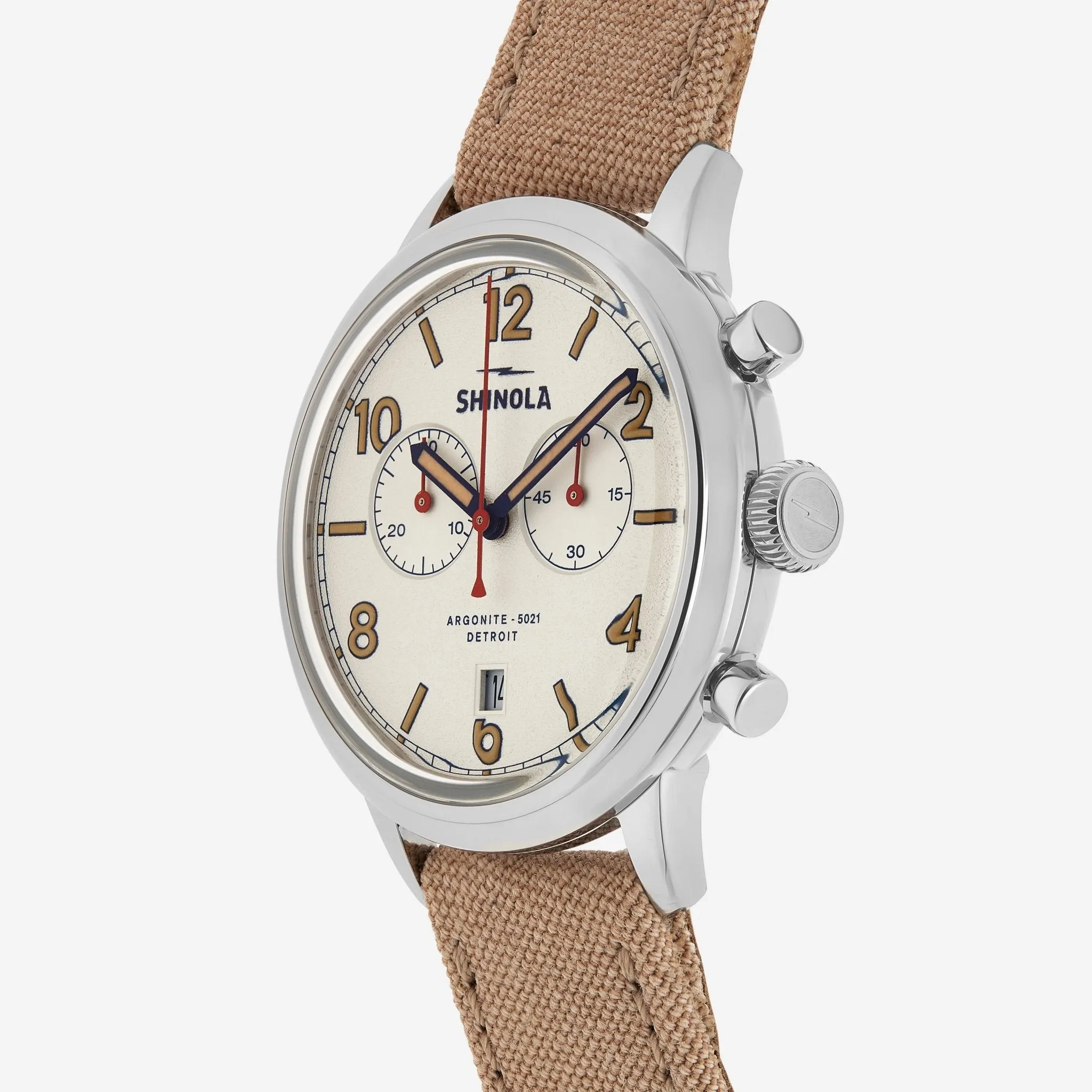 Shinola The Traveler Stainless Steel 42mm Men's Quartz Chronograph Watch S0120245785
