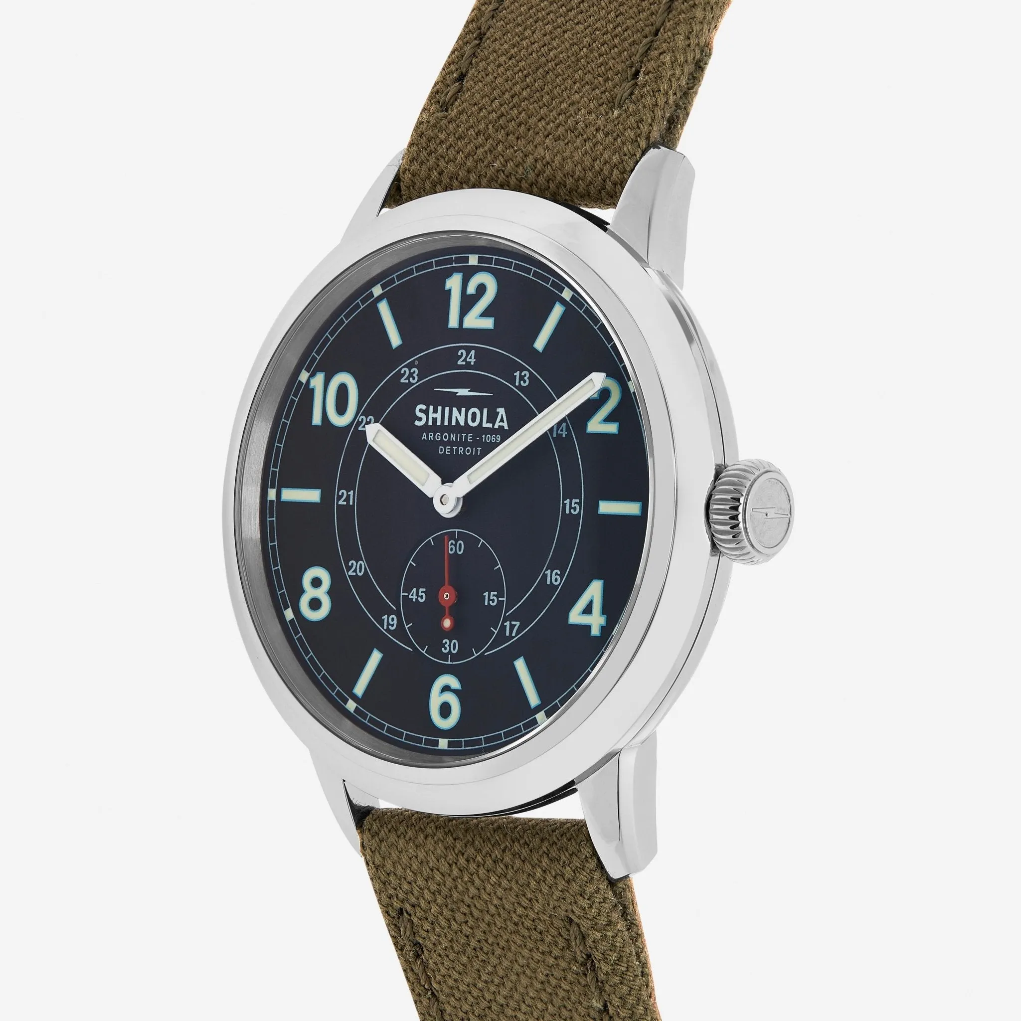 Shinola The Traveler Stainless Steel 42mm Men's Quartz Watch S0120247330