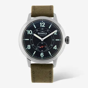 Shinola The Traveler Stainless Steel 42mm Men's Quartz Watch S0120247330